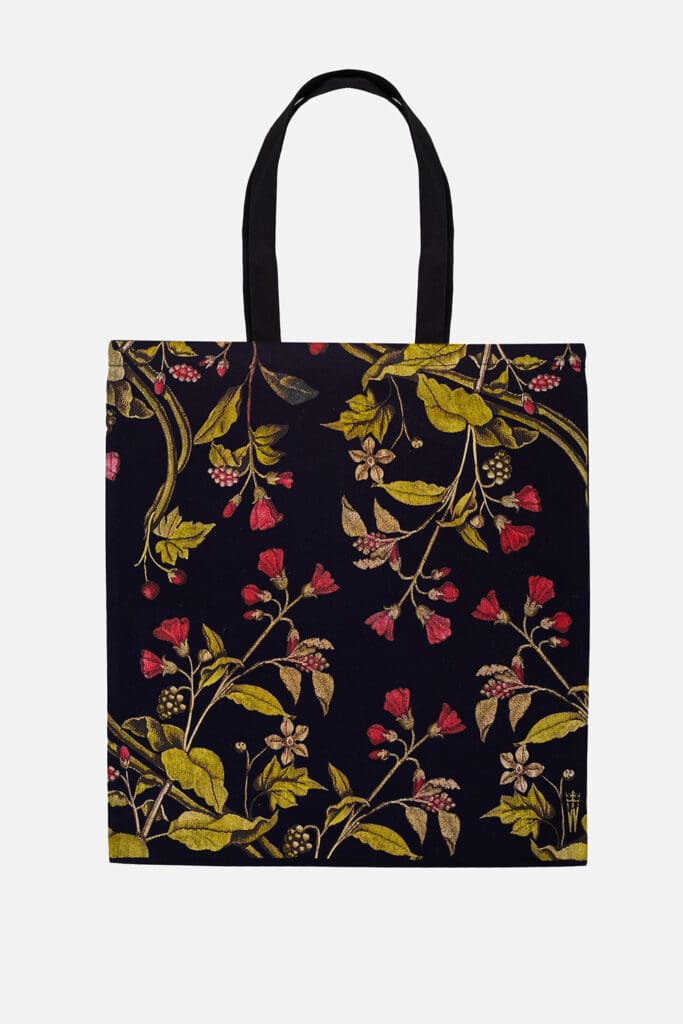 Torba na ramię reklamowa - drelichowa z przykładowym nadrukiem